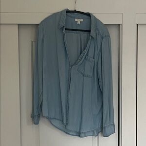 Light Blue Button-Up Shirt